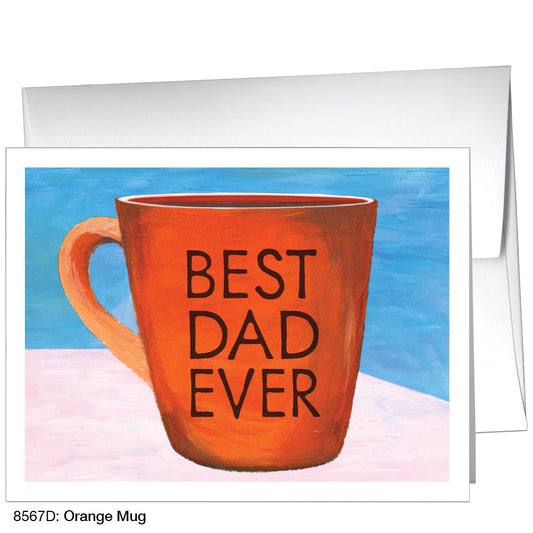 Orange Mug, Greeting Card (#8567D), A2 Card Front, www.printedcanvas.com