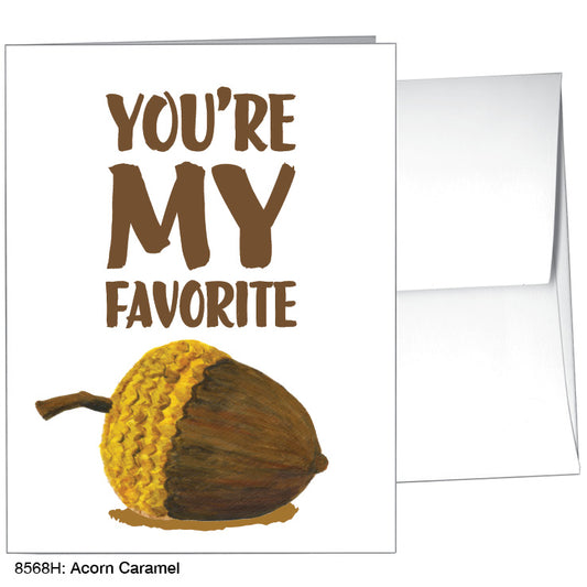 Acorn Caramel, Greeting Card (8568H), A2 Card Front, www.printedcanvas.com