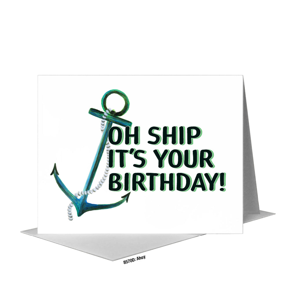 Ahoy, Greeting Card (#8570D)
