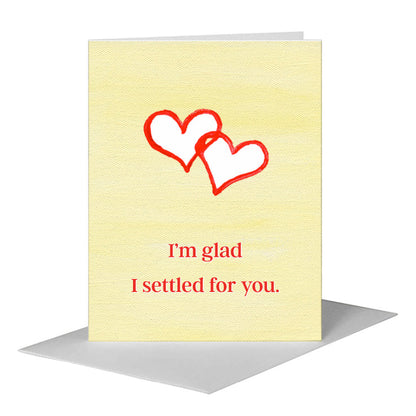 Hearts Duo, Greeting Card (#8571C), A2 Card Front, www.printedcanvas.com