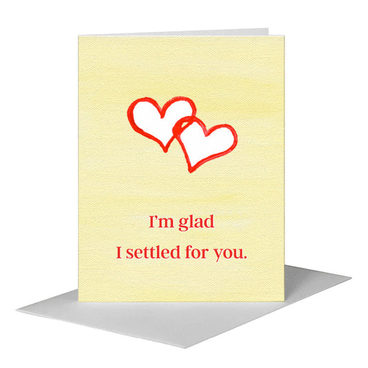 Hearts Duo, Greeting Card (#8571C) A2 Card Front, www.printedcanvas.com