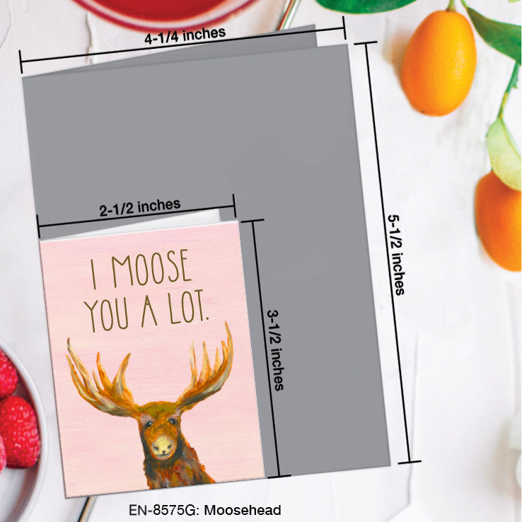 Moosehead, Greeting Card (8575G), Enclosure, www.printedcanvas.com