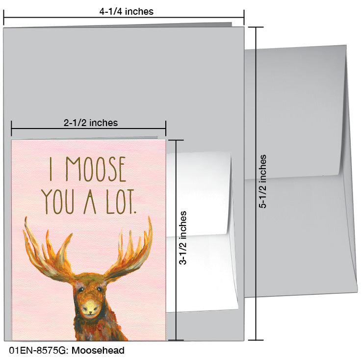 Moosehead, Greeting Card (8575G), Enclosure Card, www.printedcanvas.com