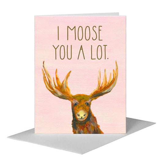 Moosehead, Greeting Card (#8575G) A2 Card Front, www.printedcanvas.com