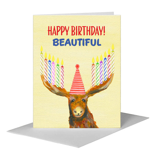 Moosehead, Greeting Card (#8575M) A2 Card Front, www.printedcanvas.com