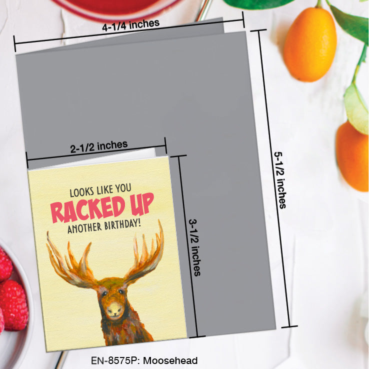 Moosehead, Greeting Card (8575P), Enclosure, www.printedcanvas.com