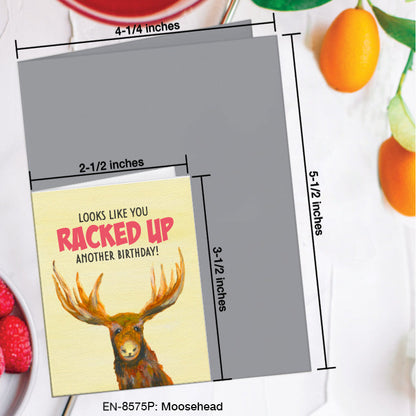 Moosehead, Greeting Card (8575P), Enclosure, www.printedcanvas.com
