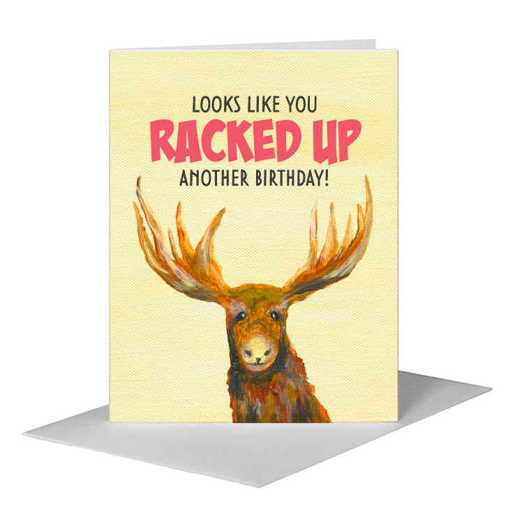 Moosehead, Greeting Card (#8575P) A2 Card Front, www.printedcanvas.com