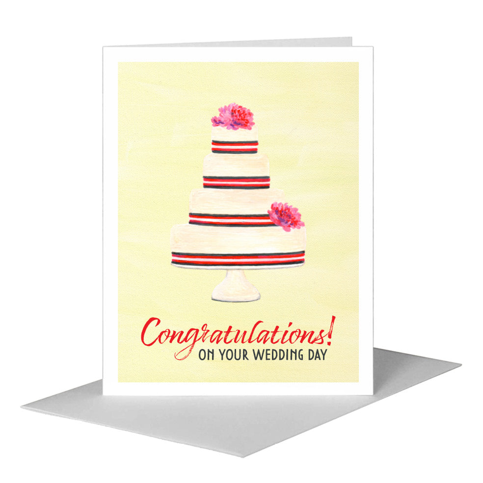 Four Tiers, Greeting Card (#8576B) A2 Card Front, www.printedcanvas.com