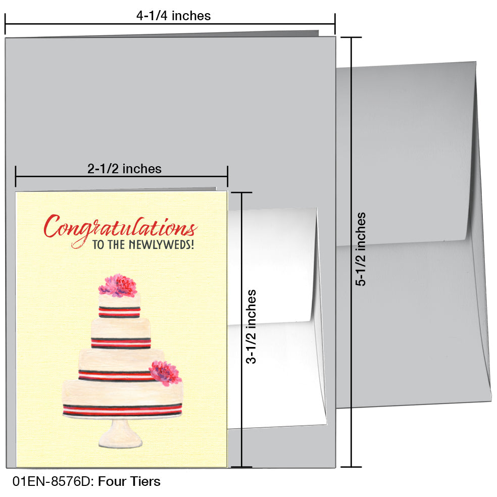 Four Tiers, Greeting Card (8576D), Enclosure, printedcanvas.com