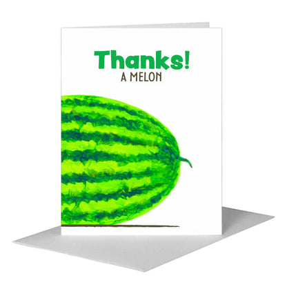 Ripe Watermelon, Greeting Card (#8578A), A2 Card Front, www.printedcanvas.com