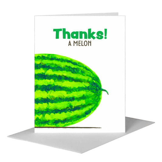 Ripe Watermelon, Greeting Card (#8578A) A2 Card Front, www.printedcanvas.com