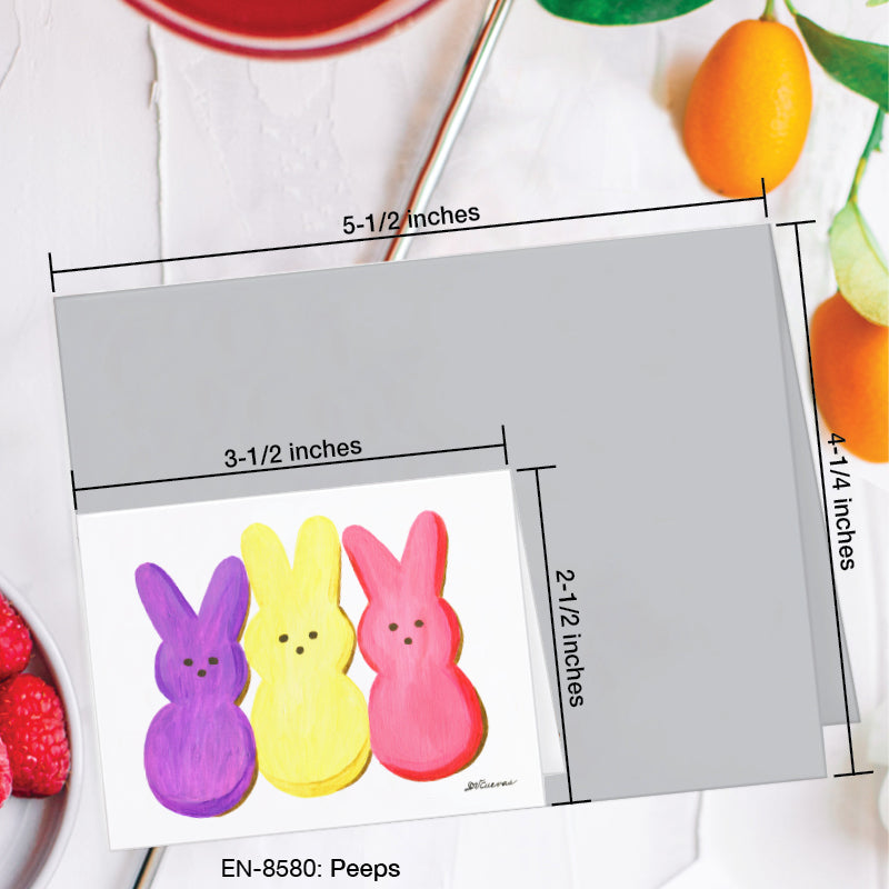 Peeps, Greeting Card (8580C), Enclosure Card, www.printedcanvas.com