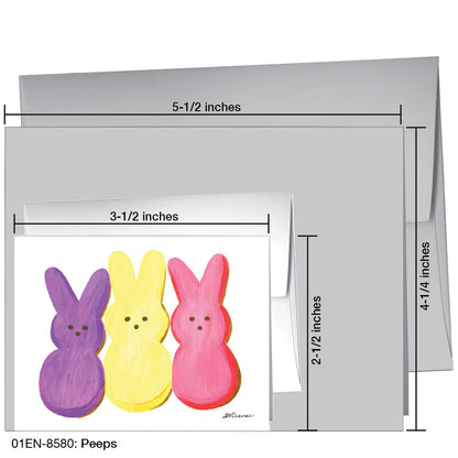 Peeps, Greeting Card (8580), Enclosure, printedcanvas.com