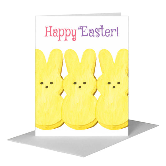 Peeps, Greeting Card (#8580S) A2 Card Front, www.printedcanvas.com