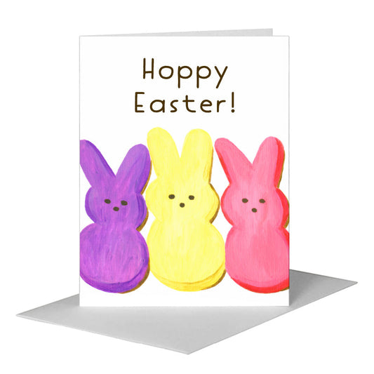 Peeps, Greeting Card (#8580V) A2 Card Front, www.printedcanvas.com