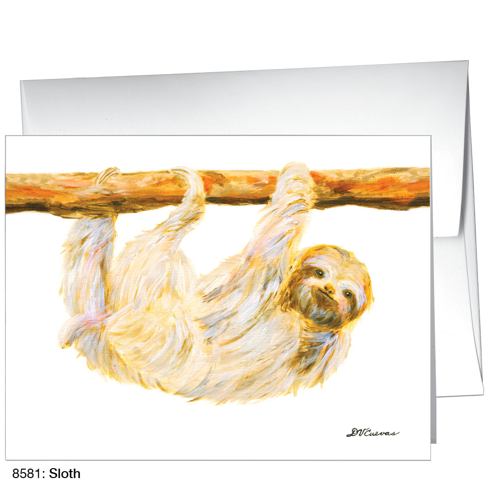 Sloth, Greeting Card (8581), A2, printedcanvas.com
