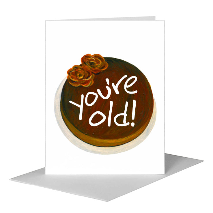 Cake, Greeting Card (#8582A) A2 Card Front, www.printedcanvas.com