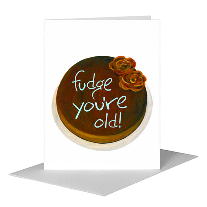 Cake, Greeting Card (#8582D), A2 Card Front, www.printedcanvas.com