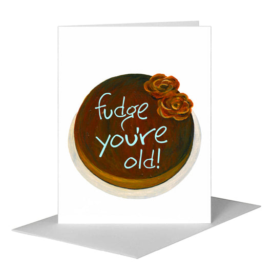 Cake, Greeting Card (#8582D) A2 Card Front, www.printedcanvas.com