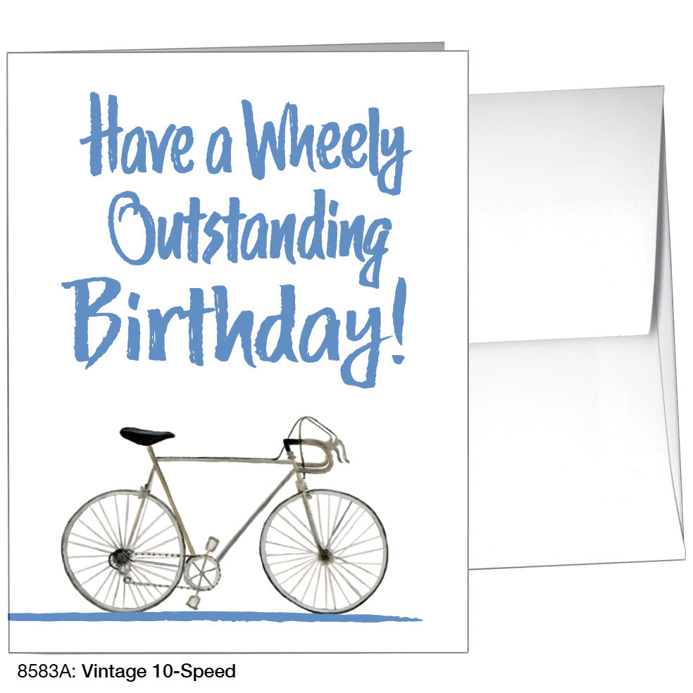 Vintage 10-Speed, Greeting Card (8583A), A2, printedcanvas.com