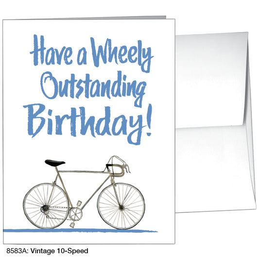 Vintage 10-Speed, Greeting Card (8583A), A2, printedcanvas.com