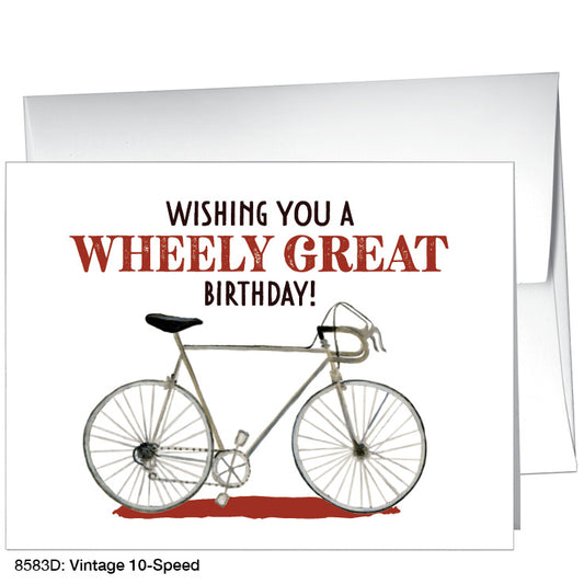 Vintage 10-Speed, Greeting Card (8583D), A2, printedcanvas.com