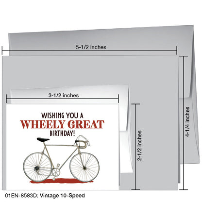 Vintage 10-Speed, Greeting Card (8583D)
