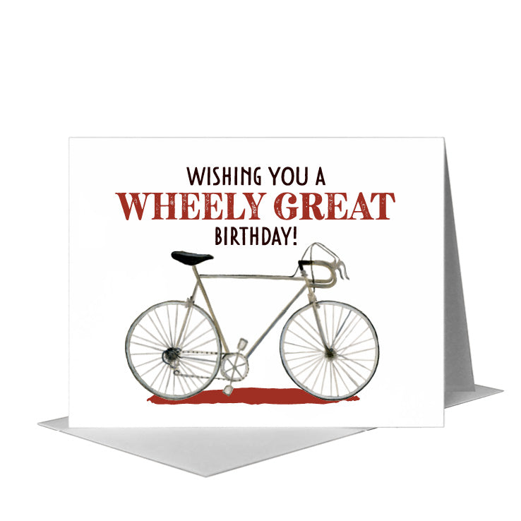 Vintage 10-Speed Bicycle, Greeting Card (#8583D), A2 Card Front, www.printedcanvas.com