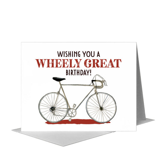 Vintage 10-Speed Bicycle, Greeting Card (#8583D) A2 Card Front, www.printedcanvas.com