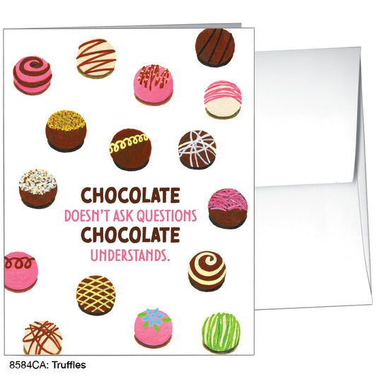 Truffles, Greeting Card (8584CA), A2 Card Front, www.printedcanvas.com