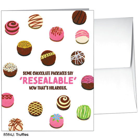 Truffles, Greeting Card (8584J), A2 Card Front, www.printedcanvas.com
