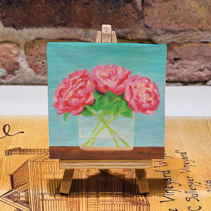 Menage a trois, Mini Artwork (MA-8587) - Printed Canvas