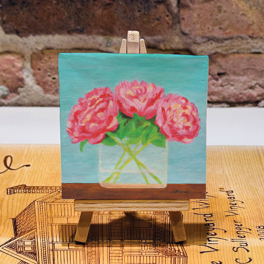 Menage a trois, Mini Artwork (MA-8587) - Printed Canvas