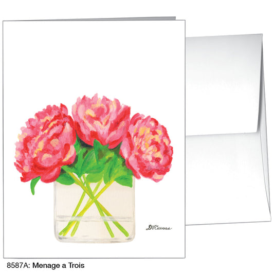 Menage a Trois, Greeting Card (8587A), A2 Card Front, www.printedcanvas.com