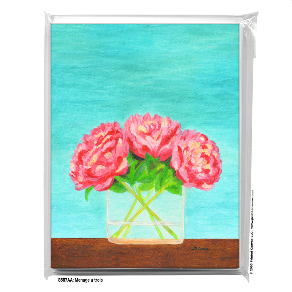 Menage a Trois, Greeting Card (#8587AA)