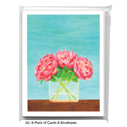 Menage a Trois, Greeting Card (#8587AA)