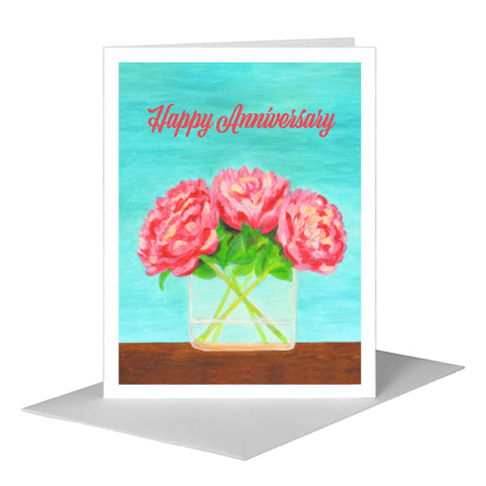 Menage a Trois, Greeting Card (#8587J) A2 Card Front, www.printedcanvas.com