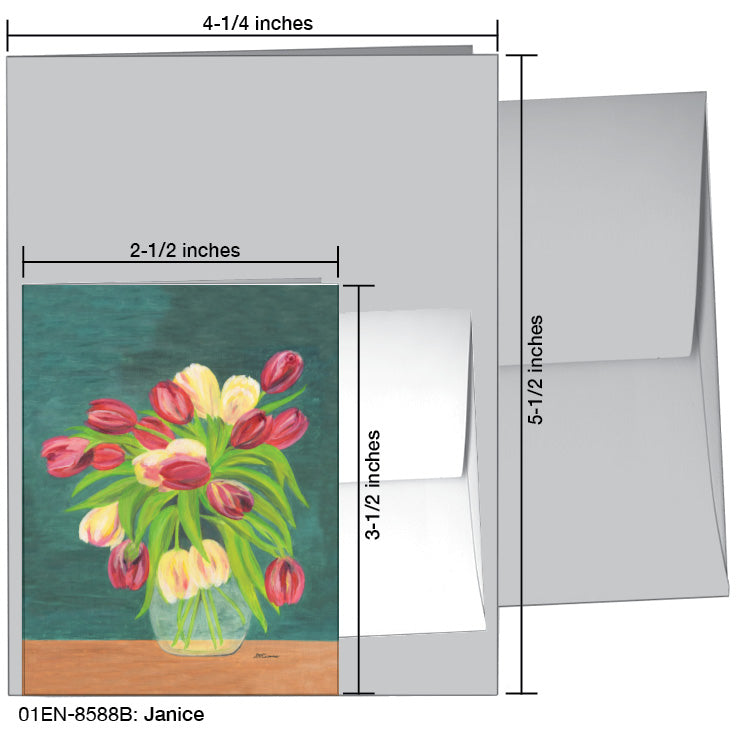 Janice, Greeting Card (#8588B)