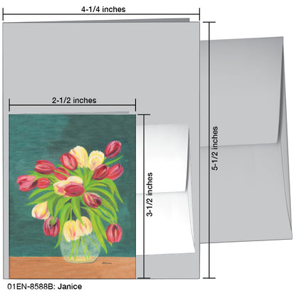 Janice, Greeting Card (#8588B)