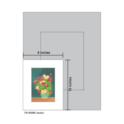 Janice, Print (#8588B), Print Matted, www.printedcanvas.com