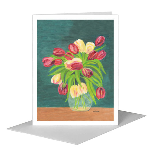 Janice, Greeting Card (#8588B) A2 Card Front, www.printedcanvas.com