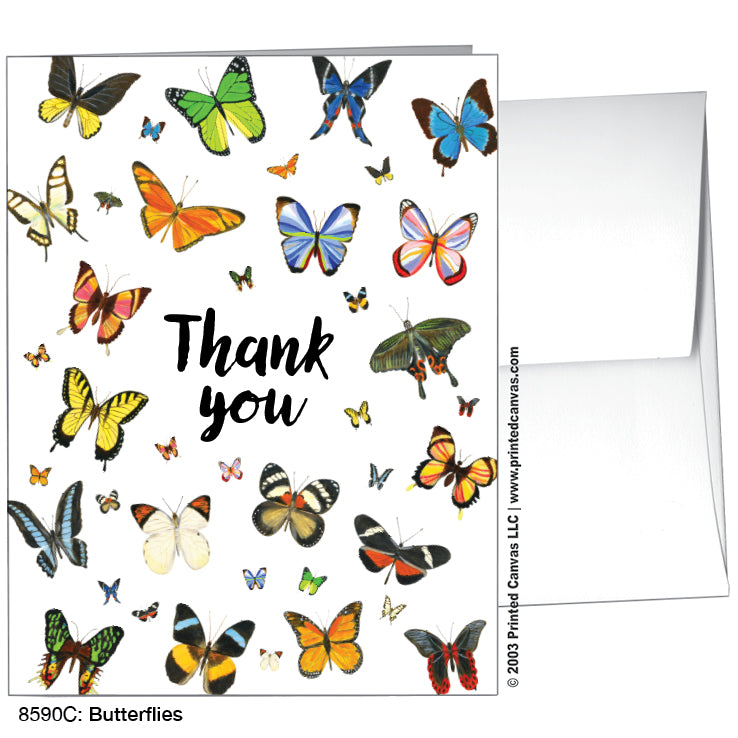 Butterflies, Greeting Card (8590C)