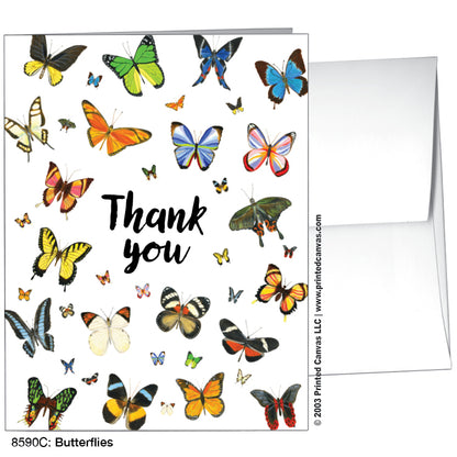 Butterflies, Greeting Card (8590C)