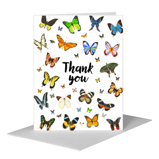 Butterflies, Greeting Card (#8590C) A2 Card Front, www.printedcanvas.com