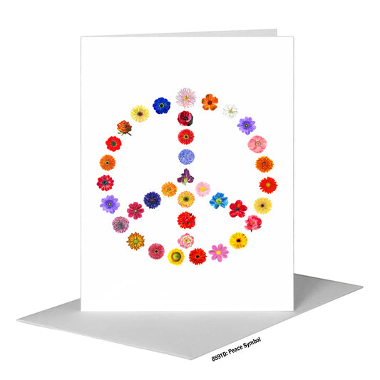 Peace Symbol, Greeting Card (#8591D)
