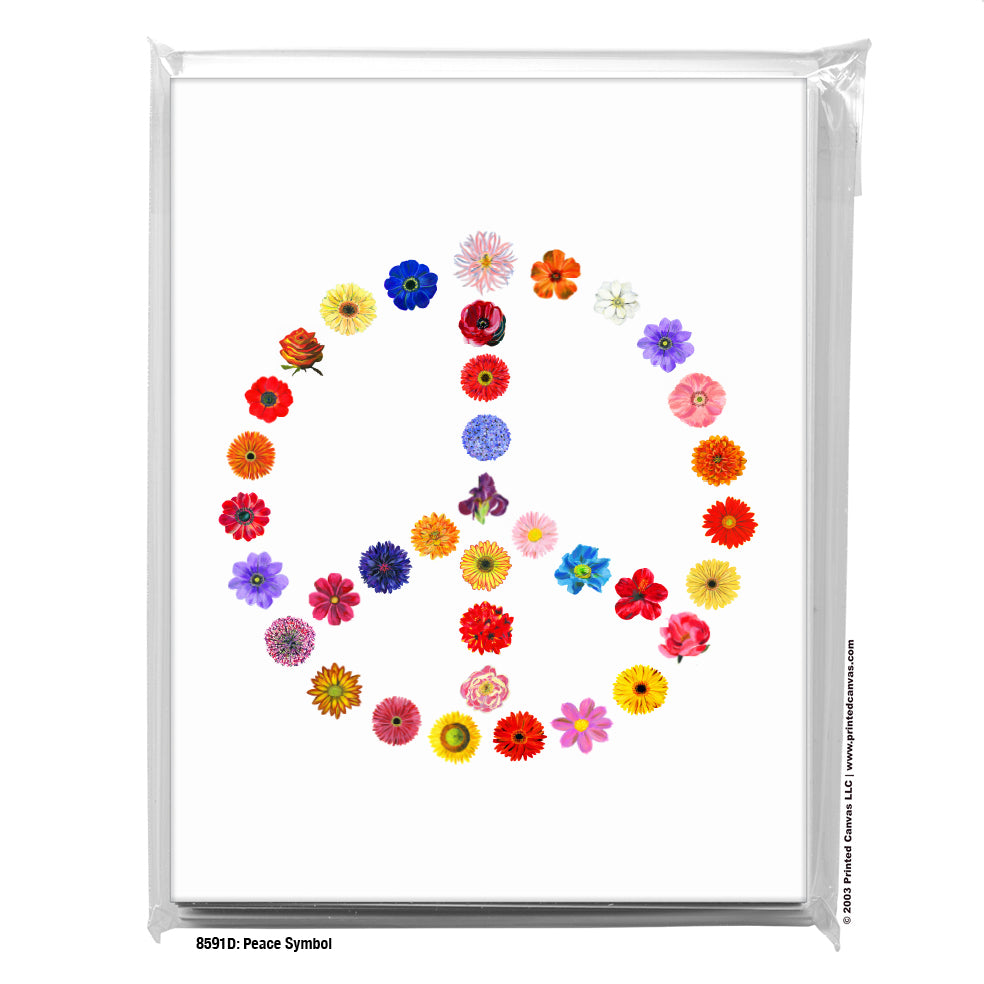 Peace Symbol, Greeting Card (#8591D)