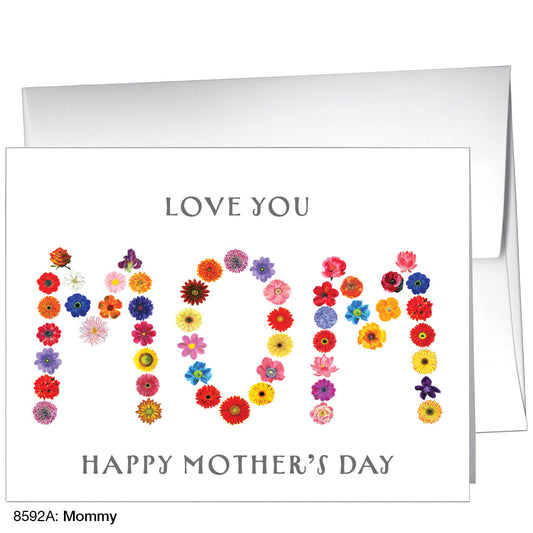 Mommy, Greeting Card (8592A), A2 Card Front, www.printedcanvas.com