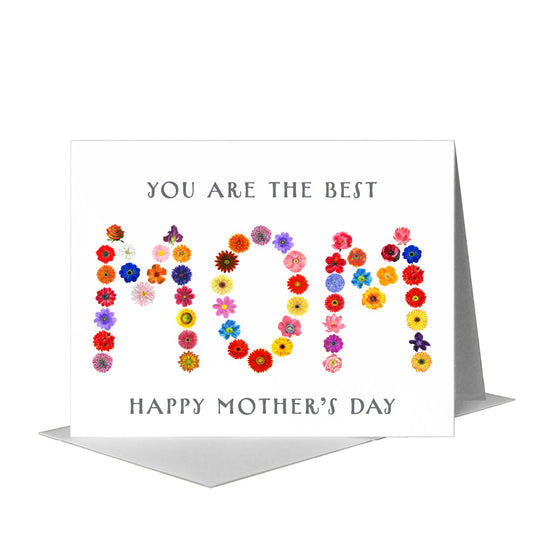 Mommy, Greeting Card (#8592C) A2 Card Front, www.printedcanvas.com