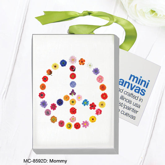 Peace Symbol, Mini Canvas (MC-8591D), Mini Canvas, www.printedcanvas.com